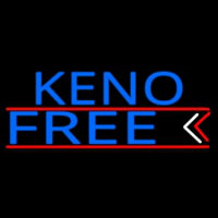 Keno Free 3 Enseigne Néon