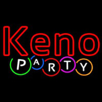 Keno Party Enseigne Néon