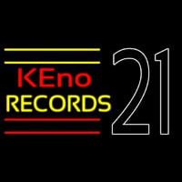 Keno Records 21 2neon Sign Enseigne Néon