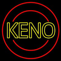 Keno With Ball 2 Enseigne Néon