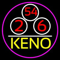 Keno With Ball 3 Enseigne Néon