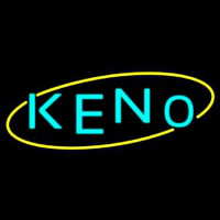 Keno With Oval 1 Enseigne Néon