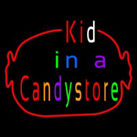 Kid In A Candy Store Enseigne Néon