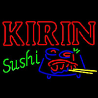 Kirin Beer And Sushi Beer Sign Enseigne Néon