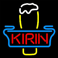 Kirin Glass Beer Sign Enseigne Néon