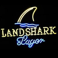 Landshark Bière blonde Bière Bar Entrée Enseigne Néon