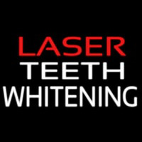 Laser Teeth Whitening Enseigne Néon