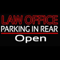 Law Office Open Enseigne Néon