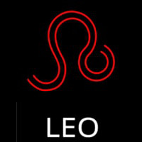 Leo Icon Enseigne Néon