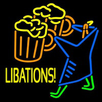 Libations Enseigne Néon