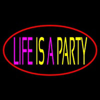 Life Is A Party 3 Enseigne Néon