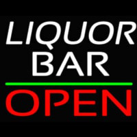 Liquor Bar Open 1 Enseigne Néon