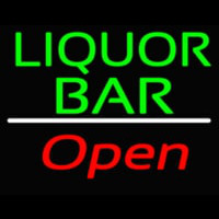 Liquor Bar Open 2 Enseigne Néon