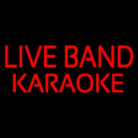 Live Band Karaoke Enseigne Néon