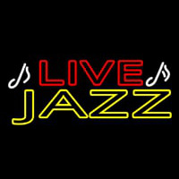 Live Jazz 1 Enseigne Néon