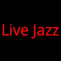 Live Jazz Enseigne Néon