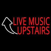 Live Music Upstairs 1 Enseigne Néon