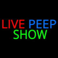 Live Peep Show Enseigne Néon