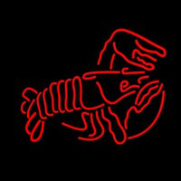 Lobster Logo Red 1 Enseigne Néon
