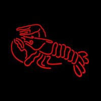 Lobster Logo Red Enseigne Néon