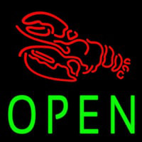 Lobster Open Block Enseigne Néon