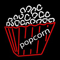 Logo Popcorn Enseigne Néon