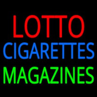Lotto Cigarettes Magazines Enseigne Néon