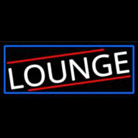 Lounge With Blue Border Enseigne Néon