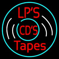 Lps Cds Tapes Enseigne Néon