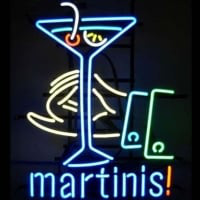 MARTINIS COCKTAIL Enseigne Néon