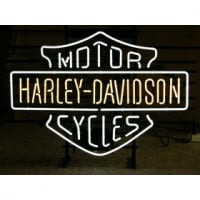 MOTOR CYCLES HARLEY-DAVIDSON Enseigne Néon
