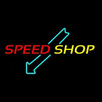 Machine Speed Shop Enseigne Néon