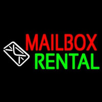Mailbo  Rental Logo Enseigne Néon