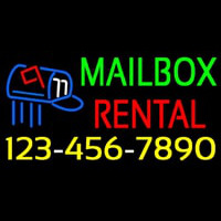 Mailbo  Rental With Phone Number Enseigne Néon