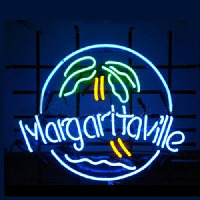 Margaritaville Magasin Entrée Enseigne Néon