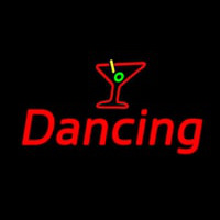 Martini Glass Dancing Enseigne Néon