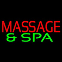 Massage And Spa Enseigne Néon