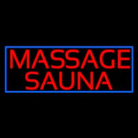 Massage Sauna Enseigne Néon