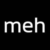 Meh Enseigne Néon