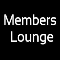 Members Lounge Enseigne Néon