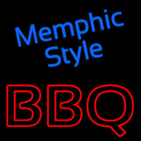 Memphis Style Bbq Enseigne Néon