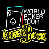 Michelob Amber Bock World Poker Tour Enseigne Néon