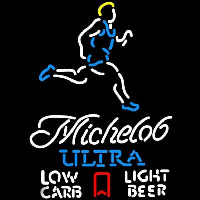 Michelob Ultra Light Low Carb Jogger Beer Sign Enseigne Néon