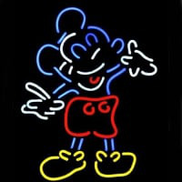 Mickey Mouse & Minnie Logo Pub Display Bière Bar Enseigne Néon Cadeau Livraison rapide