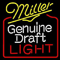 Miller Genuine Draft Golden Gate Bridge Wide Enseigne Néon