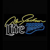 Miller Lite Alan Jackson Guitar Enseigne Néon