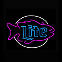 Miller Lite Fish Enseigne Néon