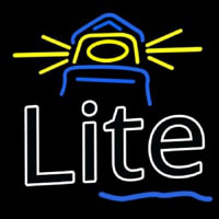 Miller Lite Lighthouse Beer Enseigne Néon