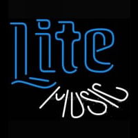 Miller Lite Music Enseigne Néon