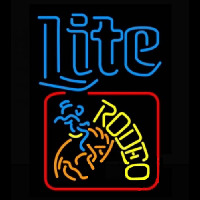 Miller Lite Rodeo Enseigne Néon